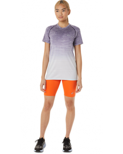 Жіноча футболка для бігу Asics SEAMLESS SS TOP (2012C385-501) синій колір, розмір XS