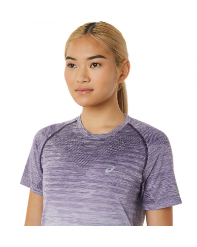 Жіноча футболка для бігу Asics SEAMLESS SS TOP (2012C385-501) синій колір, розмір S