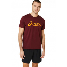 Чоловіча футболка для бігу Asics ASICS BIG LOGO TEE (2031A978-604) бордовий колір, розмір XL