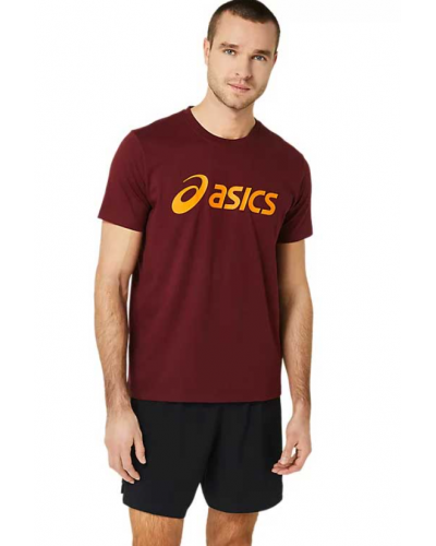 Чоловіча футболка для бігу Asics ASICS BIG LOGO TEE (2031A978-604) бордовий колір, розмір XL