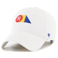 Кепка (snapback) 47 Brand NEW YORK YANKEES PRIMARY PURPO (PRPCU17GWS-WH)