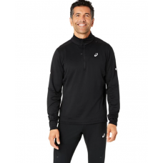 Лонгслів для бігу Asics ROAD WINTER 1/2 ZIP MID LAYER (2011D108-001) чорний колір, розмір XL