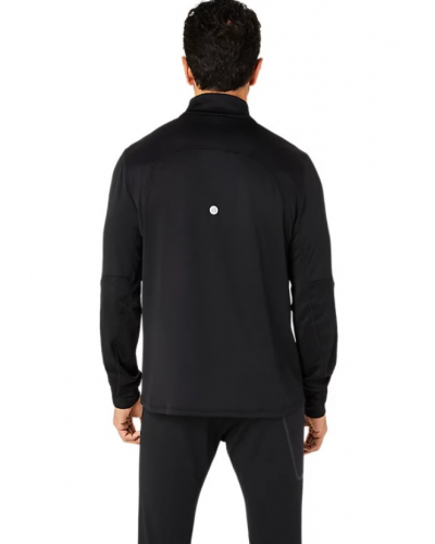 Лонгслів для бігу Asics ROAD WINTER 1/2 ZIP MID LAYER (2011D108-001) чорний колір, розмір S