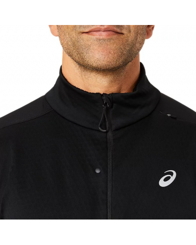 Лонгслів для бігу Asics ROAD WINTER 1/2 ZIP MID LAYER (2011D108-001) чорний колір, розмір S