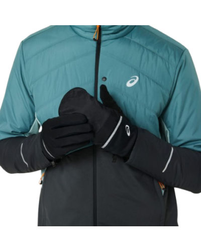 Рукавички для бігу Asics WIND-BLOCK RUNNING GLOVES (3013A901-001) чорний колір, розмір S