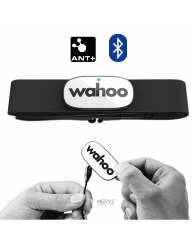 Пульсометр Wahoo TRACKR Heart Rate Monitor, заряджається з Bluetooth BLE и ANT+ для Garmin, Polar, Wahoo, Apple Watch, та всіх смартфонів (WFBTHR05W)