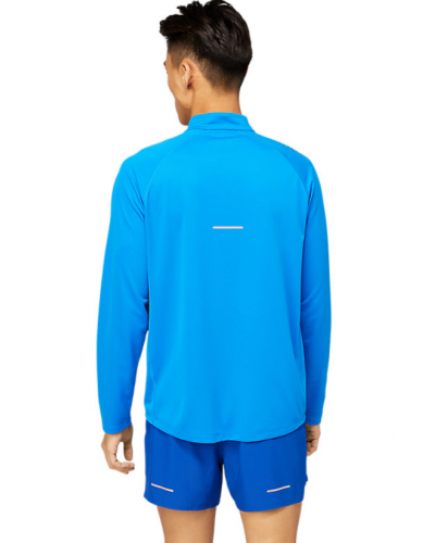 Чоловічий лонгслів для бігу Asics ICON LS 1/2 ZIP (2011B053-404) синій колір, розмір S