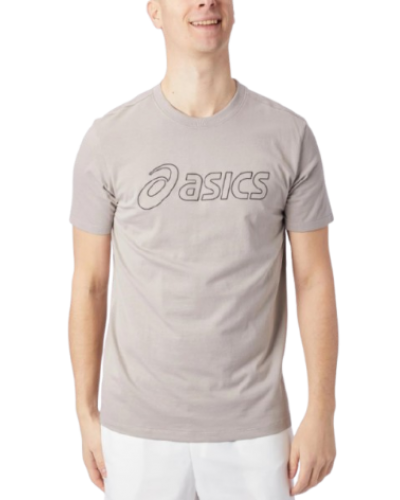 Чоловіча футболка для бігу Asics ASICS LOGO SS TEE (2031E188) сірий колір, розмір S