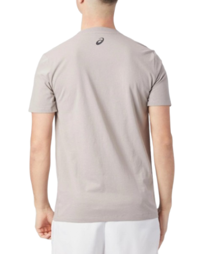 Чоловіча футболка для бігу Asics ASICS LOGO SS TEE (2031E188) сірий колір, розмір S