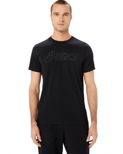 Чоловіча футболка для бігу Asics ASICS LOGO SS TEE (2031E188) чорний колір, розмір S