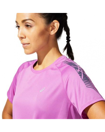 Жіноча футболка для бігу Asics ICON SS TOP (2012B044-500) фіолетовий колір, розмір XS