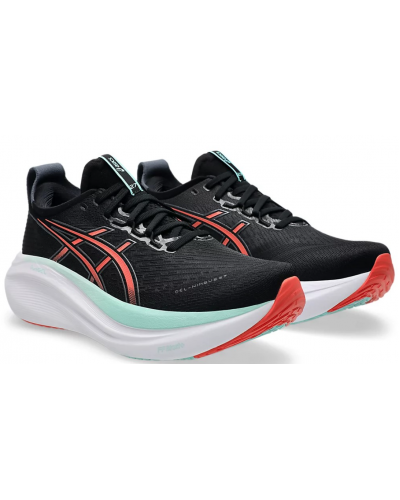 Чоловічі кросівки для бігу Asics GEL-NIMBUS 27 (1011B958-004) чорний колір, розмір 40.5