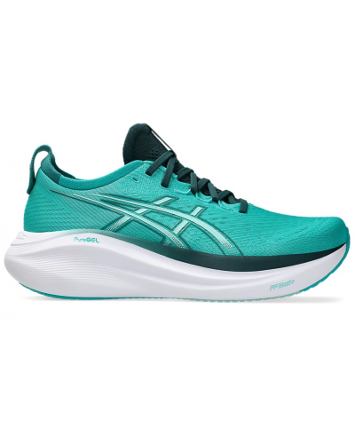 Чоловічі кросівки для бігу Asics GEL-NIMBUS 27 (1011B958-400) бірюзовий колір, розмір 44