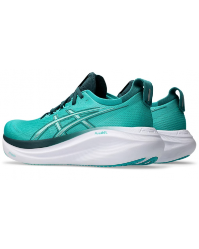 Чоловічі кросівки для бігу Asics GEL-NIMBUS 27 (1011B958-400) бірюзовий колір, розмір 40.5