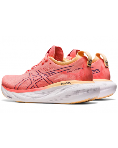 Жіночі кросівки для бігу Asics GEL-NIMBUS 25 (1012B356-700) кораловий колір, розмір 36