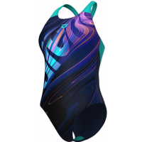 Жіночий купальник Arena FLOW SWIMSUIT V BACK LB (008935-790)