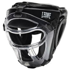 Боксерский шлем Leone Plastic Pad Black (500123)