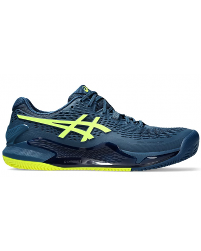 Чоловічі кросівки для тенісу Asics GEL-RESOLUTION 9 CLAY (1041A375-404) синій колір, розмір 46.5