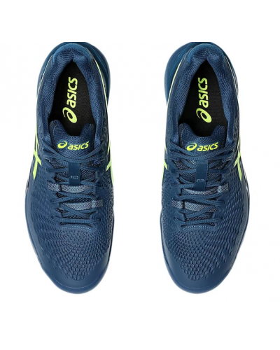 Чоловічі кросівки для тенісу Asics GEL-RESOLUTION 9 CLAY (1041A375-404) синій колір, розмір 46.5