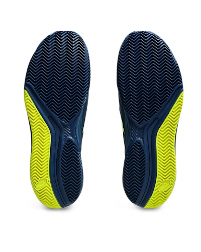 Чоловічі кросівки для тенісу Asics GEL-RESOLUTION 9 CLAY (1041A375-404) синій колір, розмір 46.5