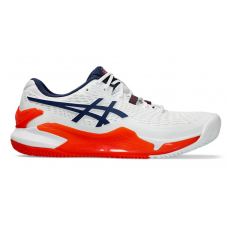 Чоловічі кросівки для тенісу Asics GEL-RESOLUTION 9 CLAY  (1041A375) білий колір, розмір 47