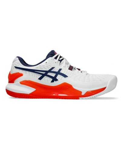 Чоловічі кросівки для тенісу Asics GEL-RESOLUTION 9 CLAY (1041A375) білий колір, розмір 47