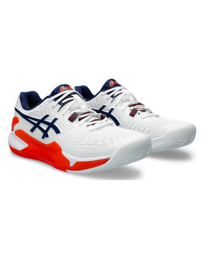 Чоловічі кросівки для тенісу Asics GEL-RESOLUTION 9 CLAY (1041A375) білий колір, розмір 47