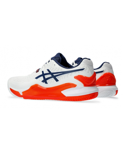 Чоловічі кросівки для тенісу Asics GEL-RESOLUTION 9 CLAY (1041A375) білий колір, розмір 47