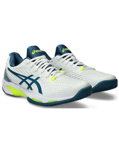 Чоловічі кросівки для тенісу Asics SOLUTION SPEED FF 2 CLAY (1041A187-102) білий колір, розмір 45