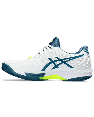 Чоловічі кросівки для тенісу Asics SOLUTION SPEED FF 2 CLAY (1041A187-102) білий колір, розмір 46