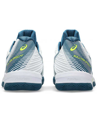 Чоловічі кросівки для тенісу Asics SOLUTION SPEED FF 2 CLAY (1041A187-102) білий колір, розмір 46