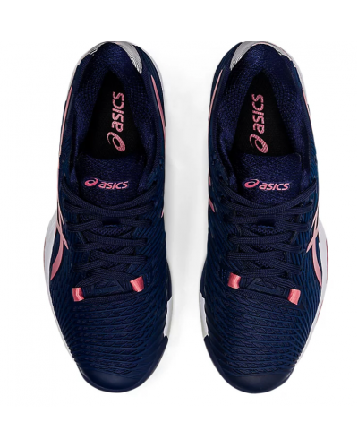 Жіночі кросівки для тенісу Asics SOLUTION SPEED FF 2 CLAY (1042A134-402) синій колір, розмір 37