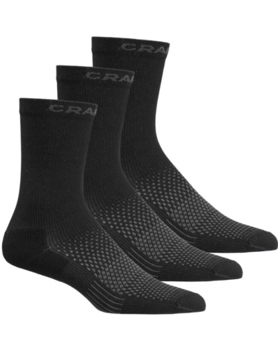 Комплект чоловічих шкарпеток Craft CORE DRY HIGH SOCK 3-PACK (1915931-999000)