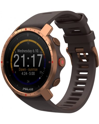 Спортивний годинник Polar GRIT X Pro (90085775) коричневий, розмір М-L