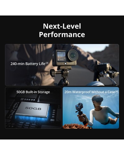 Екшн-камера DJI Osmo Action 6 Adventure Combo (CP.OS.00000506.02) максимальна комплектація