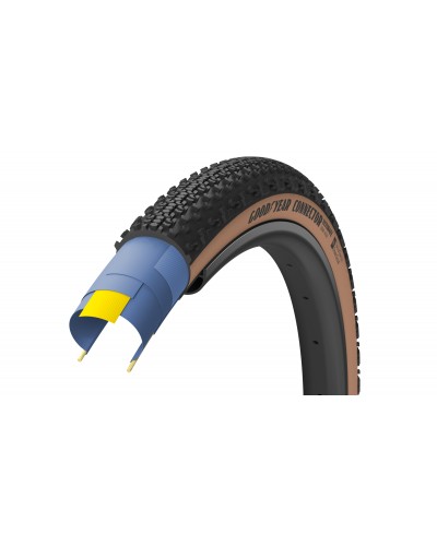 Покрышка 700x45 (45-622) GoodYear Connector Ultimate Tubeless Complete Folding Blk/Tan, 120tpi