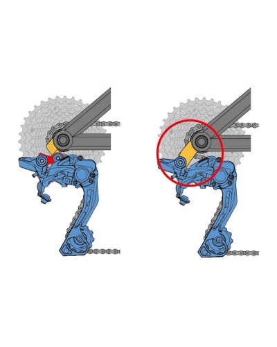 Серьга на раму Cannondale Direct Mount CND-TH2 (K33049) (M12x1 Single Lead)