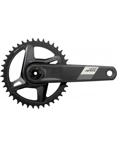 Комплект шатунов Sram APEX 1 DUB WIDE, 175мм 40T, черные (OEM)