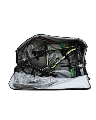 Чехол для велосипеда 26-29" XXF BIKE TRANSPORT BAG 600D, мягкий, черно-серый