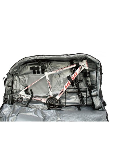 Чехол для велосипеда 26-29" XXF BIKE TRANSPORT BAG 600D, мягкий, черно-серый