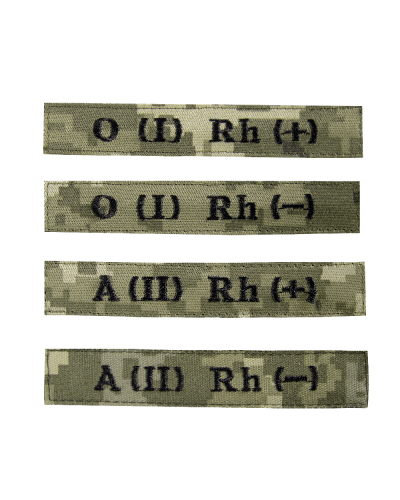 Патч/липучка Camotec "Група Крові" 1- (7737)