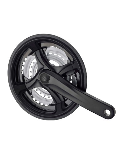 Комплект шатунов PROWHEEL TY-CM99, 170mm, 28/38/48T, защита цепи, звёзды сталь, под квадрат, black