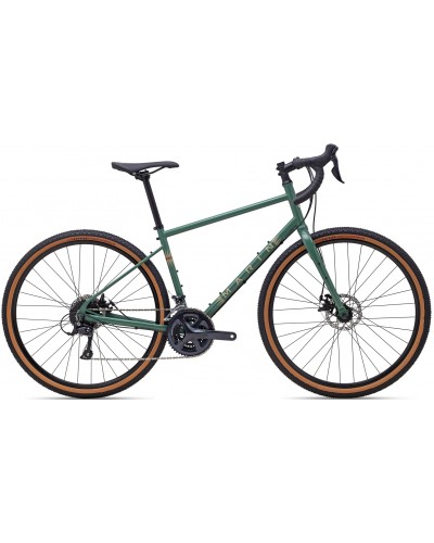 Велосипед 27,5" Marin FOUR CORNERS рама - S 2023 Gloss Green/Tan