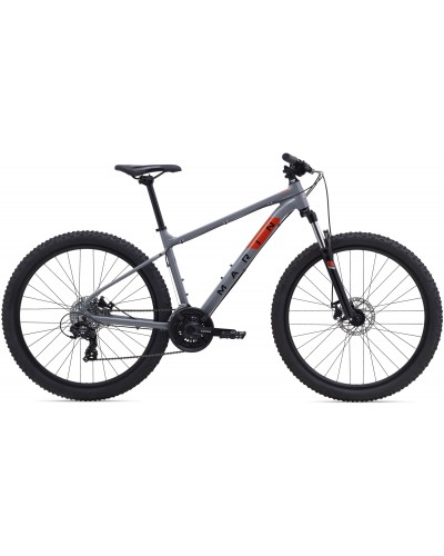 Велосипед 27,5" Marin BOLINAS RIDGE 1 рама - S 2024 Gloss Grey/Black/Roarange