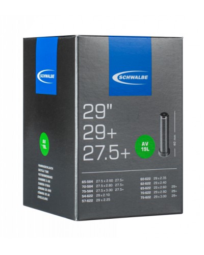 Камера 29+/27,5+ (54/75x584/622) IB AGV 40мм Schwalbe AV19L