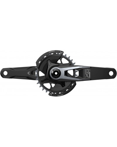 Комплект шатунов Sram X0 EAGLE Q174 CL55, 170mm 34Т, черные (OEM)