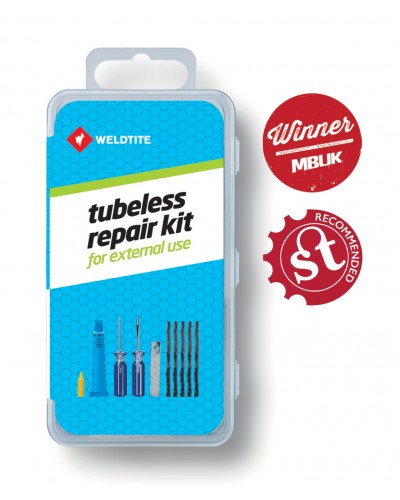 Ремкомплект Weldtite 01014 TUBELESS REPAIR KIT, для безкамерних шин (повний)