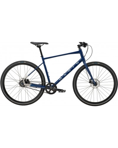 Велосипед 28" Marin Presidio 3 рама - S 2024 Gloss Navy/Dark Silver/Silver Cyan