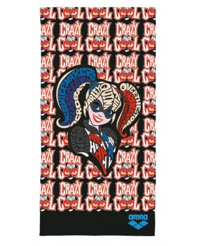 Полотенце детское Arena Super Hero Towel Jr Harley Quinn /001547-507/