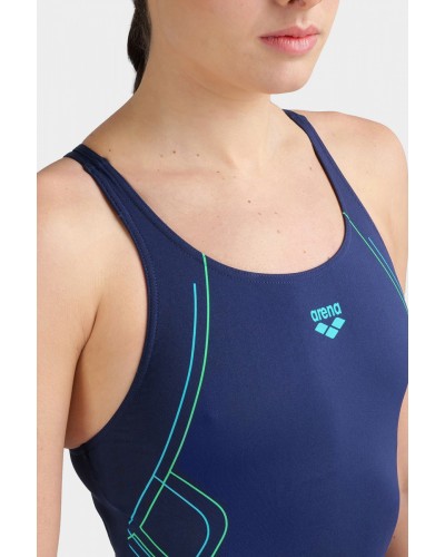 Купальник Arena Women's Swimsuit V Back Graphi (005021-780)